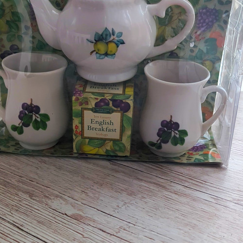 Bhs ceramic fruit teapot set - bhs,