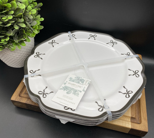Shabby chic black white - black, &