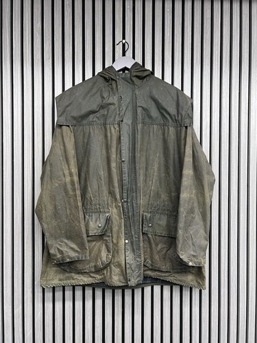 Vintage barbour wax hooded - vintage,