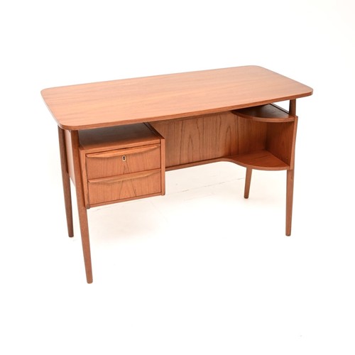 Danish vintage teak desk - desk, by