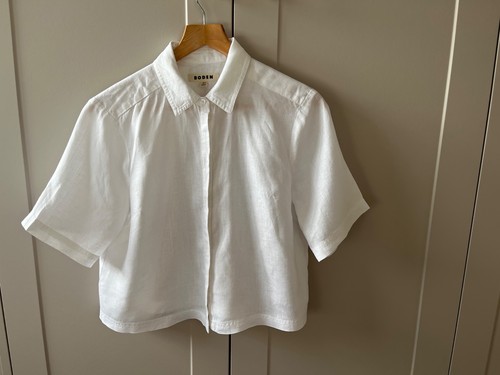 Boden short sleeve linen shirt - short,