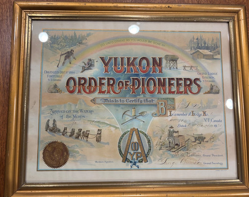 Yukon order pioneers - order, of