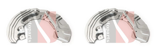 Front left and - front,