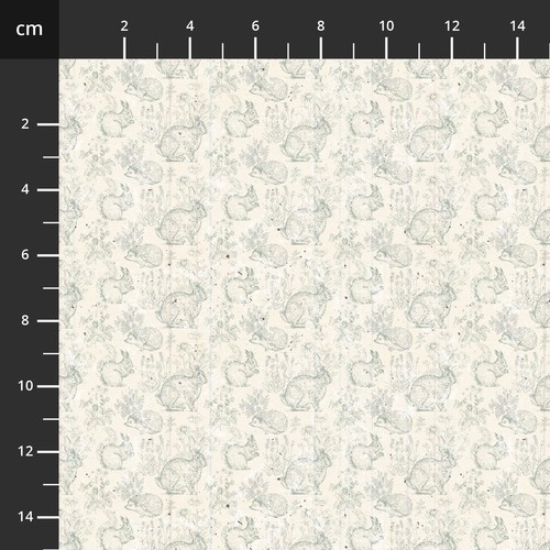 Fat quarter blank parisian - blank,