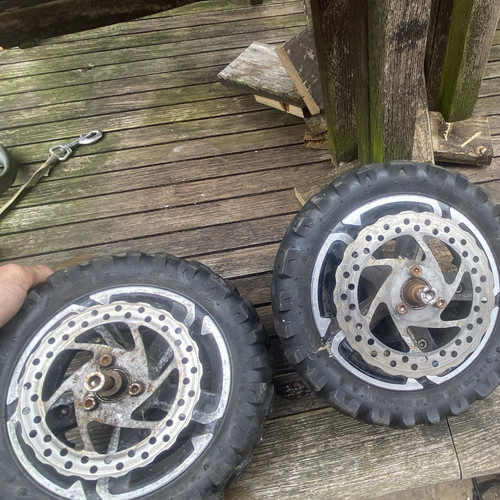 Pocket bike wheels pair - wheels,