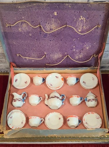 Antique childs porcelain - porcelain, tea