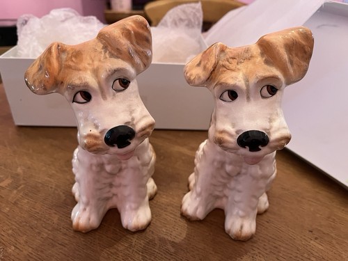 Sylvac terrier dog figurines - terrier,