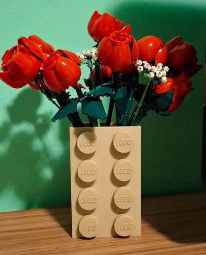Lego brick vase for - lego,