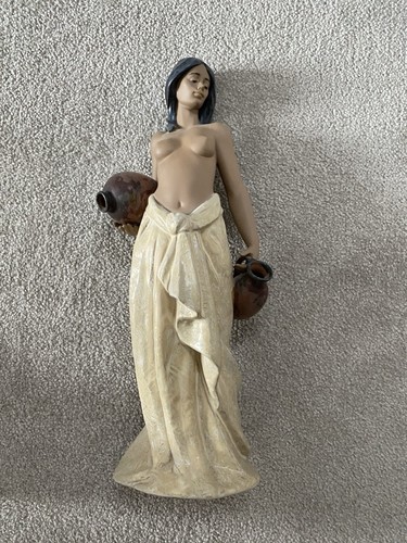 Lladro water girl porcelain - girl.,
