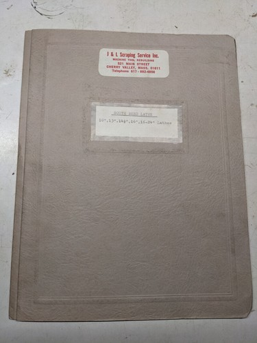 South bend lathes parts - lathes, list