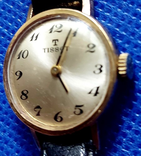 Vintage tissot 9ct solid gold - tissot,