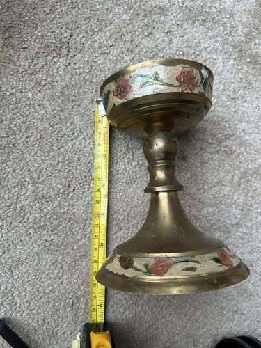 Vintage brass candle holder