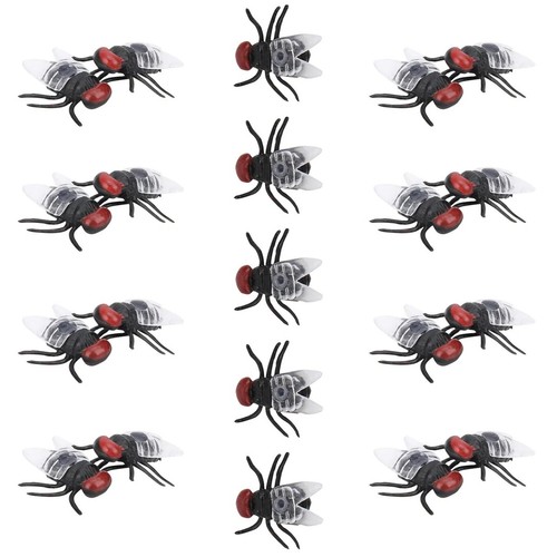 22pcs plastic flies party joke - plastic,