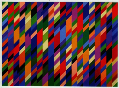 Nataraja bridget riley print - nataraja,