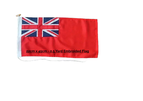 Red ensign sewn - ensign, marine