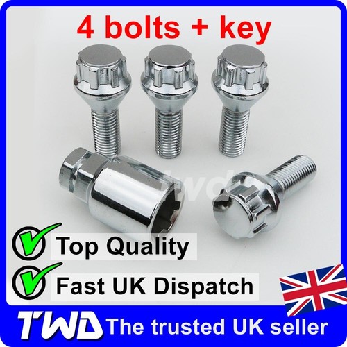 Alloy wheel locking - wheel, bolts