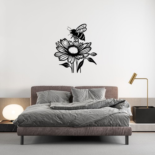 Wall art stickers bee - art,