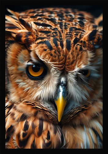 Epic owl framed - epic,
