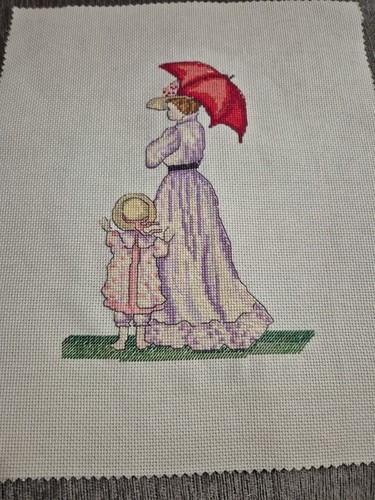 Completed cross stitch all our - completed,