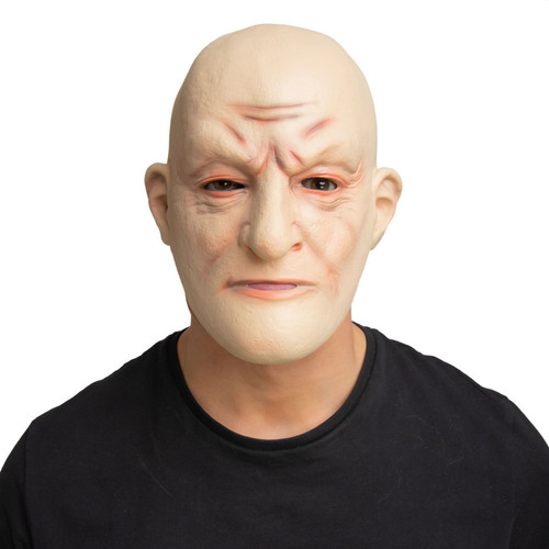 Baldy tough guy latex mask - tough,
