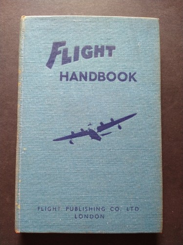 Vintage ww2 flight handbook - flight,