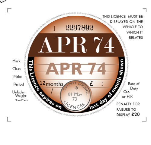 April 1974 replica tax 2 - replica,