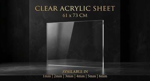 Crystal clear acrylic - crystal, sheet