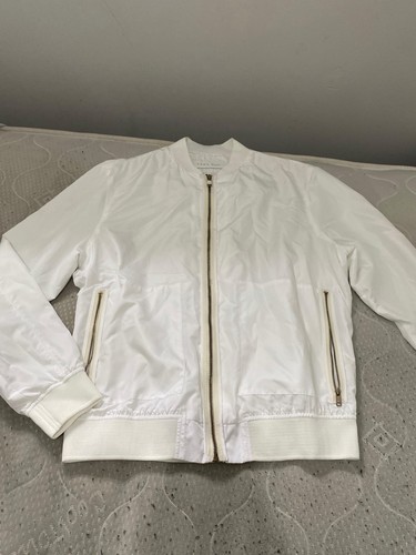 White bomber jacket mens zara - jacket,
