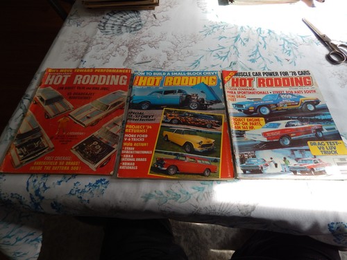Vintage hot rodding magazine - hot,