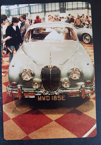 Vtg postcard jaguar - postcard, 2