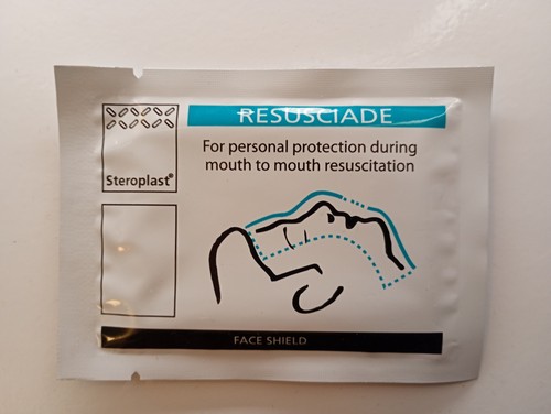 Cpr resuscitation aid foil - cpr,