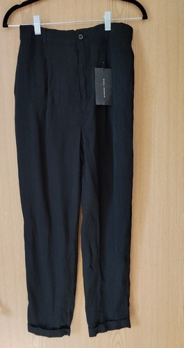 Zara woman black silk look - woman,