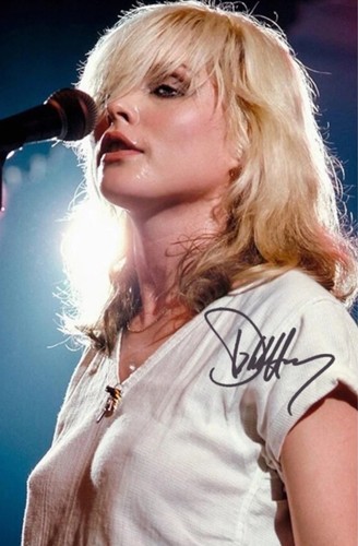 Debbie harry blondie signed - harry,