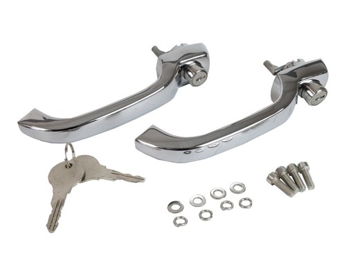 Push button cab - door, handles
