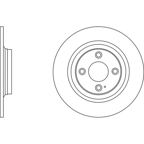Brake discs solid - for, mazda