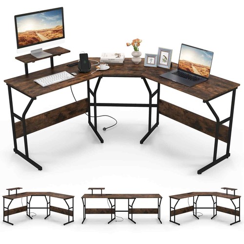 Costway shaped desk - desk, corner