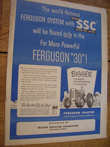 Vintage ferguson tractor - ,