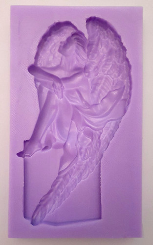 Large sat angel silicone mould - sat,