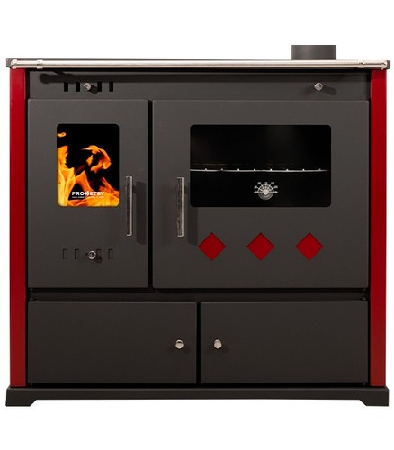 Cooking wood burning stove - burning,