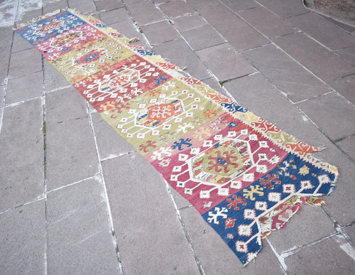 Antique turkish kilim rug - antique, 29''