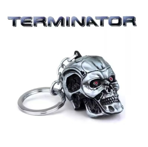 Metal terminator skull head - terminator,