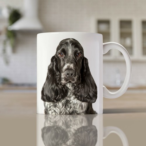 Cocker spaniel dog mug close - cocker,