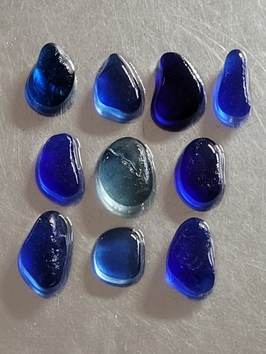 Small sea glass pieces - 10,
