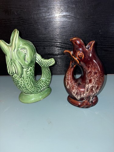 Vintage ceramic fish shaped - vintage,