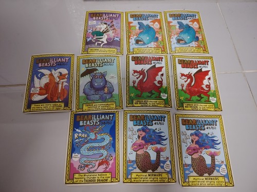 Bear collector cards x10 - collector,