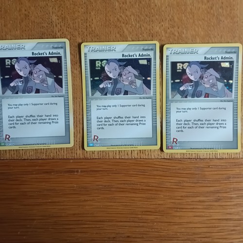Pokemon rocket admin holo - admin.,