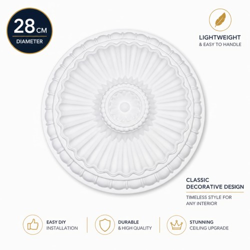 Ceiling rose premium - rose, cm