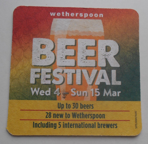 Wetherspoons beer festival - beer,