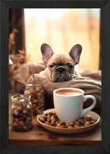 French bulldog coffee - coffee, pup