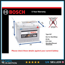 Car battery s5005 bosch 027 - car,